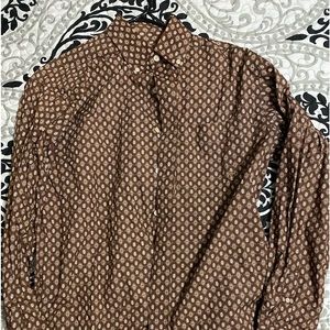 Medium Brown Long Sleeve Ariat Shirt